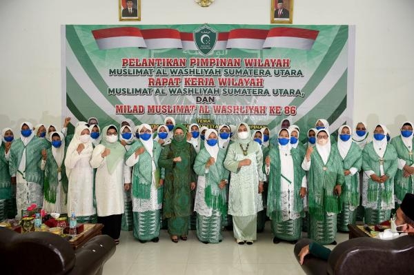 Ketua TP PKK Sumut Harapkan Muslimat Al Washliyah Terus Berkontribusi di Tengah Masyarakat